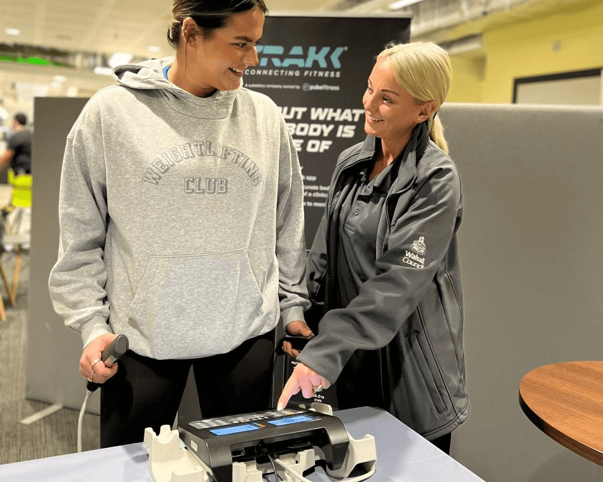 Tanita body composition checks - Darlaston Swimming and Fitness Centre — Walsall news photo